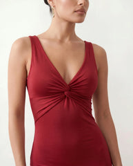 Piper | V-Neck Backless Maxi Dress