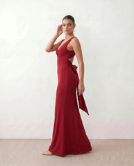 Piper | V-Neck Backless Maxi Dress