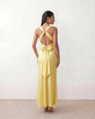 Piper | V-Neck Backless Maxi Dress