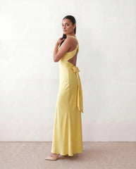 Piper | V-Neck Backless Maxi Dress