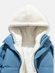 Genevieve | Cropped Shawl-Collar Puffer Jacket