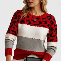 Marizelina | Elegant Leopard-Print Sweater