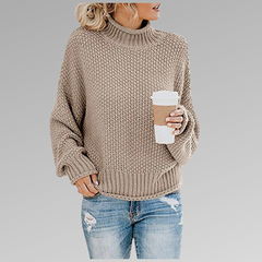 Valerianne | Elegant High-Neck Sweater