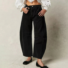 Wide Denim Trousers