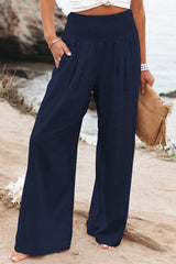 Wide Linen Trousers