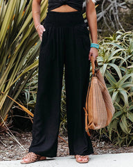 Wide Linen Trousers