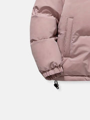 Genevieve | Cropped Shawl-Collar Puffer Jacket
