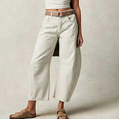 Wide Denim Trousers