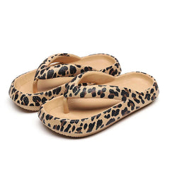 Adriana Blake Platform Mixed Print Flip-Flops