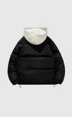 Genevieve | Cropped Shawl-Collar Puffer Jacket