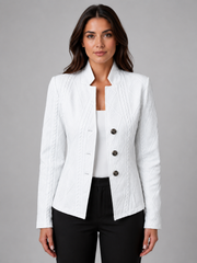 Marguerite | Textured Cable Knit Blazer