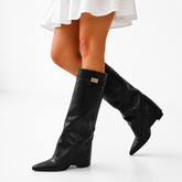 Odalys Fenwick Elegant Knee-High Vegan Leather Boots