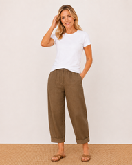 Basilla Wide-Leg Trousers