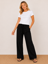 Wide Linen Relaxed Trousers