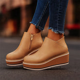 Elena Ford Platform Ankle Boots