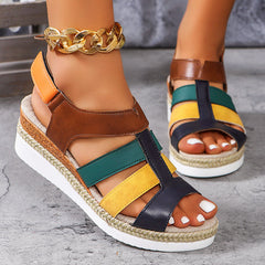 Mariana Cole Wedge Multi-Strap Sandals