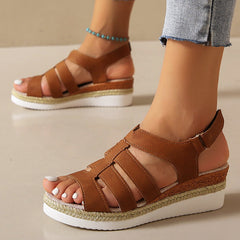 Mariana Cole Wedge Multi-Strap Sandals