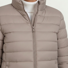 Quinn | Quilted Zip-Front Puffer Jacket