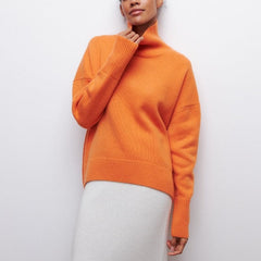 Adrianelys | Cozy High-Neck Sweater
