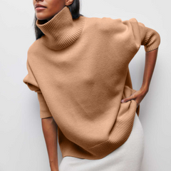 Adrianelys | Cozy High-Neck Sweater