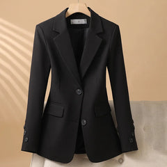 Perpetua | Refined Notch Lapel Blazer with Flap Pockets