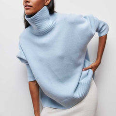 Adrianelys | Cozy High-Neck Sweater