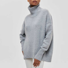 Adrianelys | Cozy High-Neck Sweater
