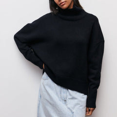 Adrianelys | Cozy High-Neck Sweater