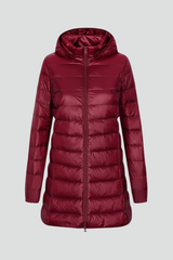 Camille | Hooded Longline Puffer Jacket