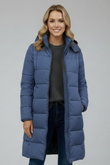 Camille | Hooded Longline Puffer Jacket