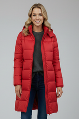 Camille | Hooded Longline Puffer Jacket