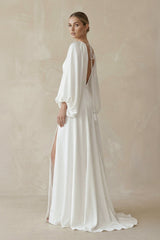 Arissea A-Line Simple Wedding Dress