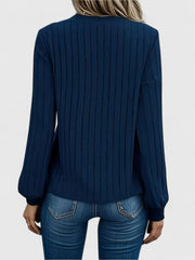 Celestinah | Cozy Ribbed V-Neck Sweater