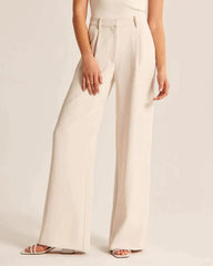 High-Waisted Graceful Trousers