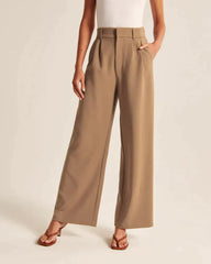 High-Waisted Graceful Trousers