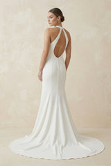 Liraya Mermaid Halter Wedding Dress