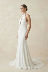 Liraya Mermaid Halter Wedding Dress