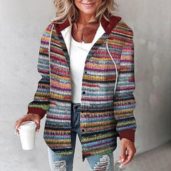 Daphne | Checked Hooded Jacket