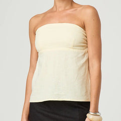 Sofia | Chic Striped Strapless Tube Top