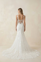 Myrex Mermaid Lace Wedding Dress