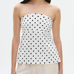 Sofia | Chic Striped Strapless Tube Top