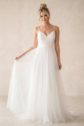 Sylwenna A-Line Simple Wedding Dress