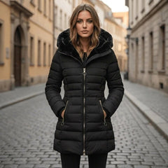 Harlow | Hooded Longline Puffer Jacket