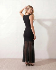 Kira Mermaid Front Slit Maxi Dress