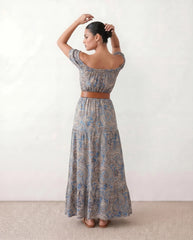 Off-Shoulder A-Line Maxi