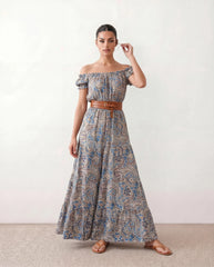 Off-Shoulder A-Line Maxi