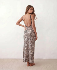 Anika Low Back Fitted Maxi Dress