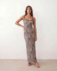 Anika Low Back Fitted Maxi Dress