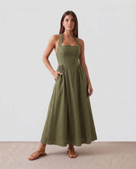 Halter Backless Maxi