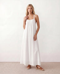 Mira Halter Square Neck Maxi Dress